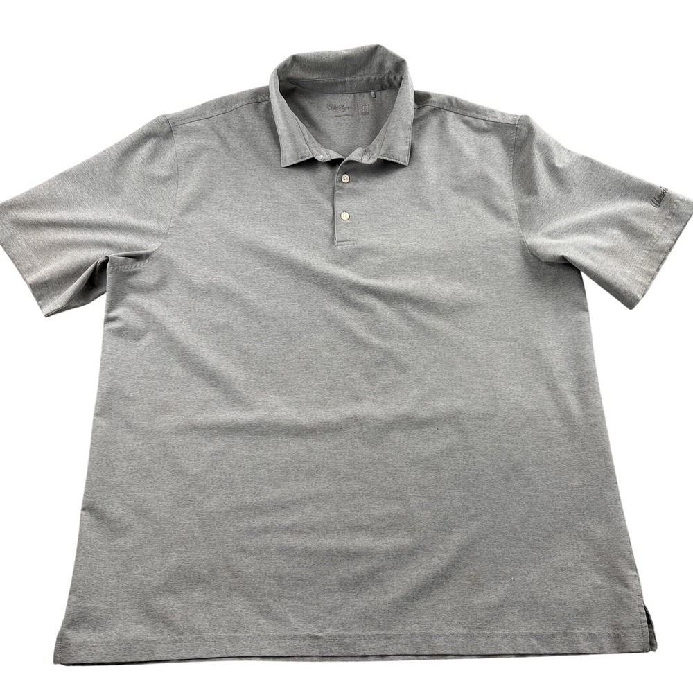 Walter Hagen 11 Majors Performance Golf Polo XL Gray Men Short Sleeve Golf Shirt